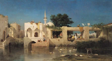 Café in Adalia, 1856
